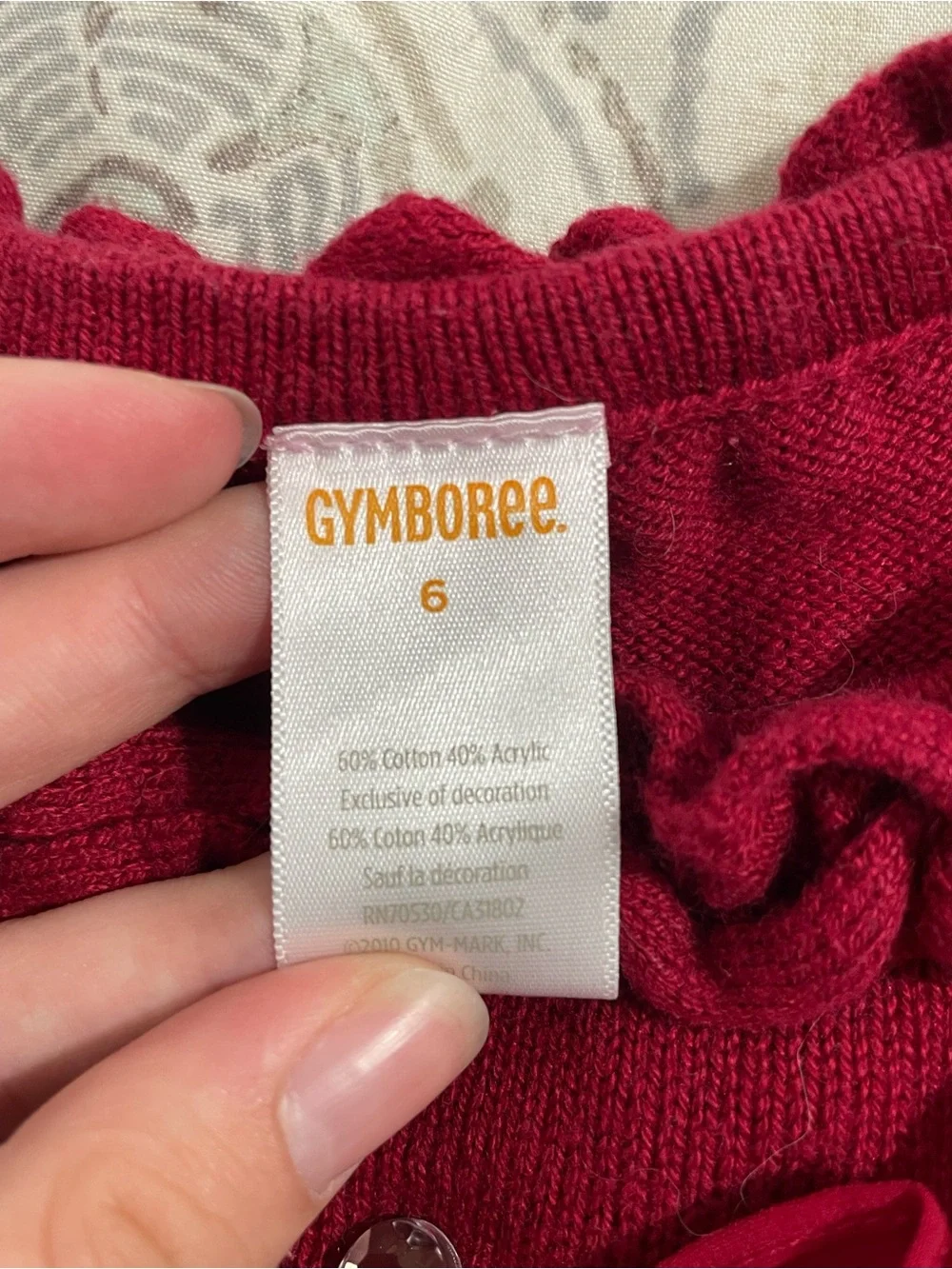 Gymboree Red Knit Dress